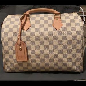 SOLD 💓💓💓Louis Vuitton speedy 30 azur bag